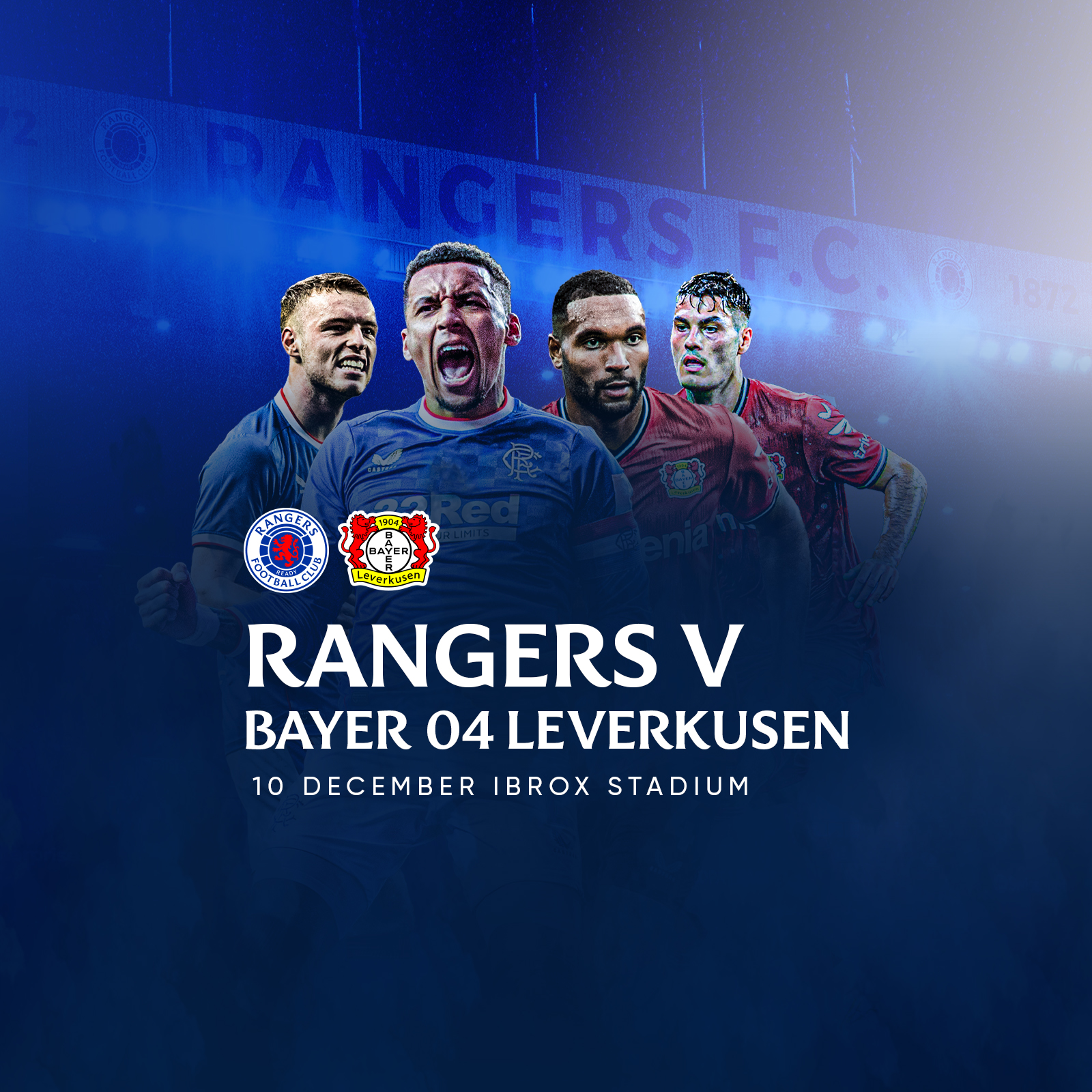 Rangers To Host Bayer 04 Leverkusen On December 10 | Rangers Football Club