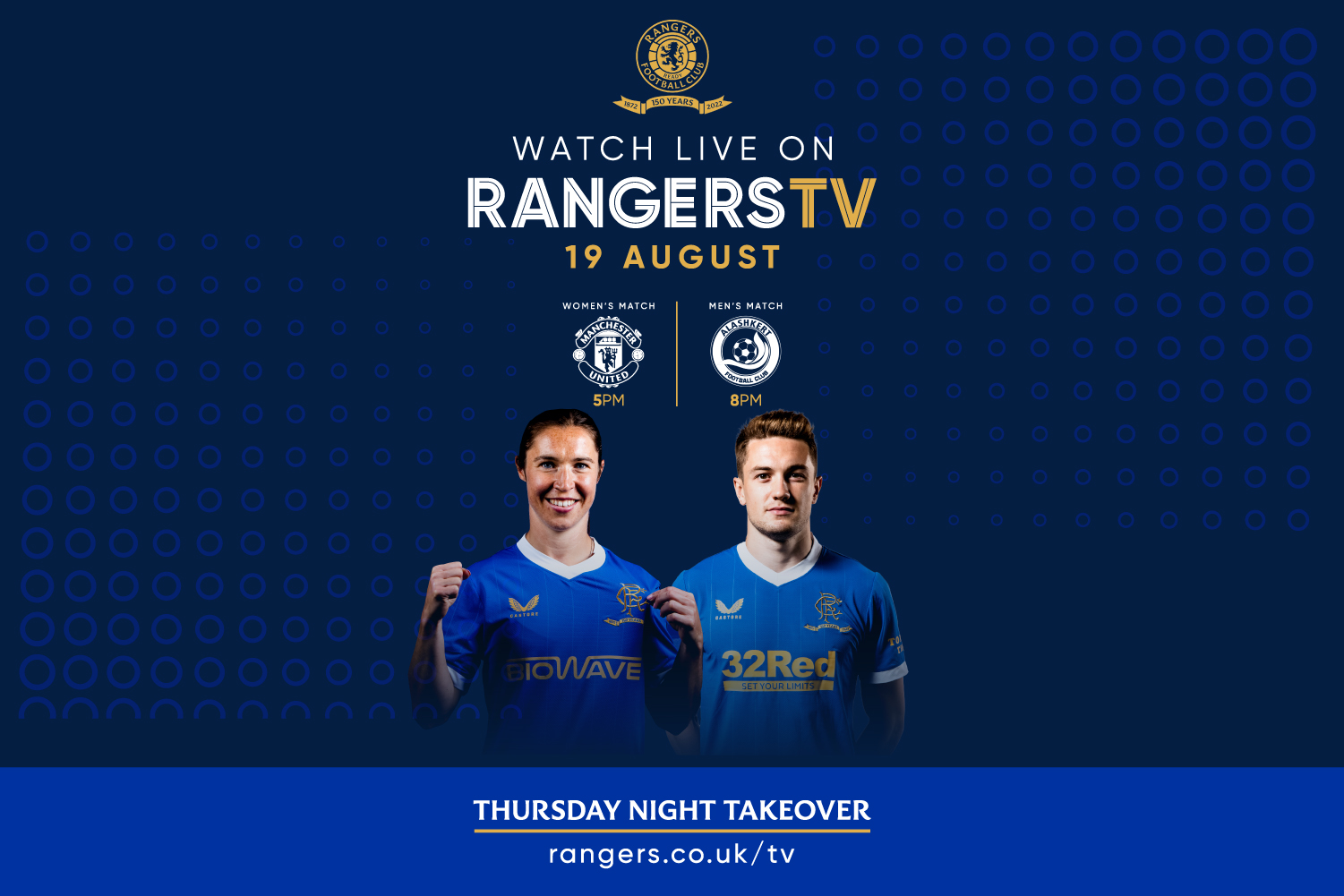 Alashkert & Manchester United Double Header Live On RangersTV | Rangers ...