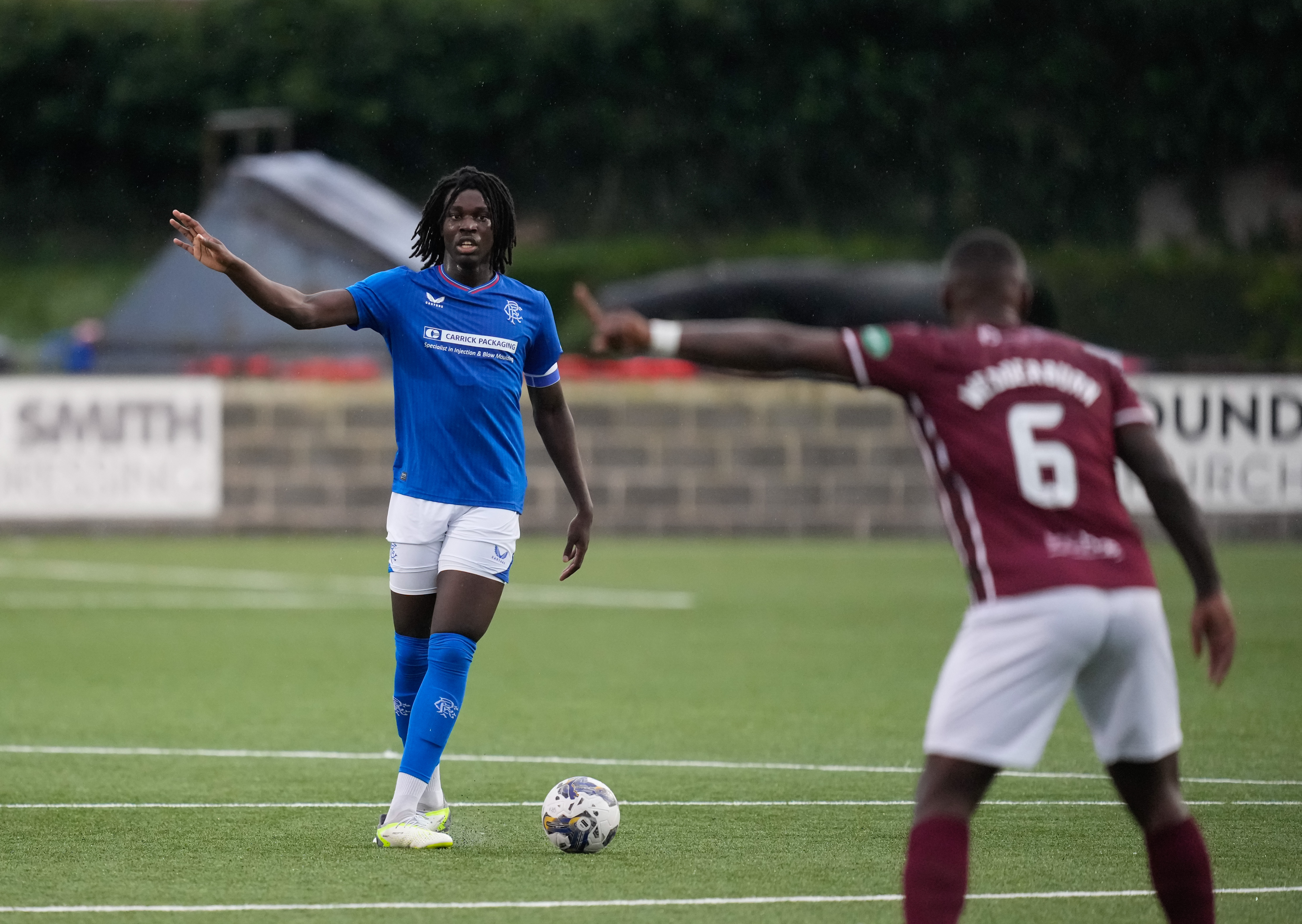 Johnly Yfeko: Relishing The Physical Battle | Rangers Football Club