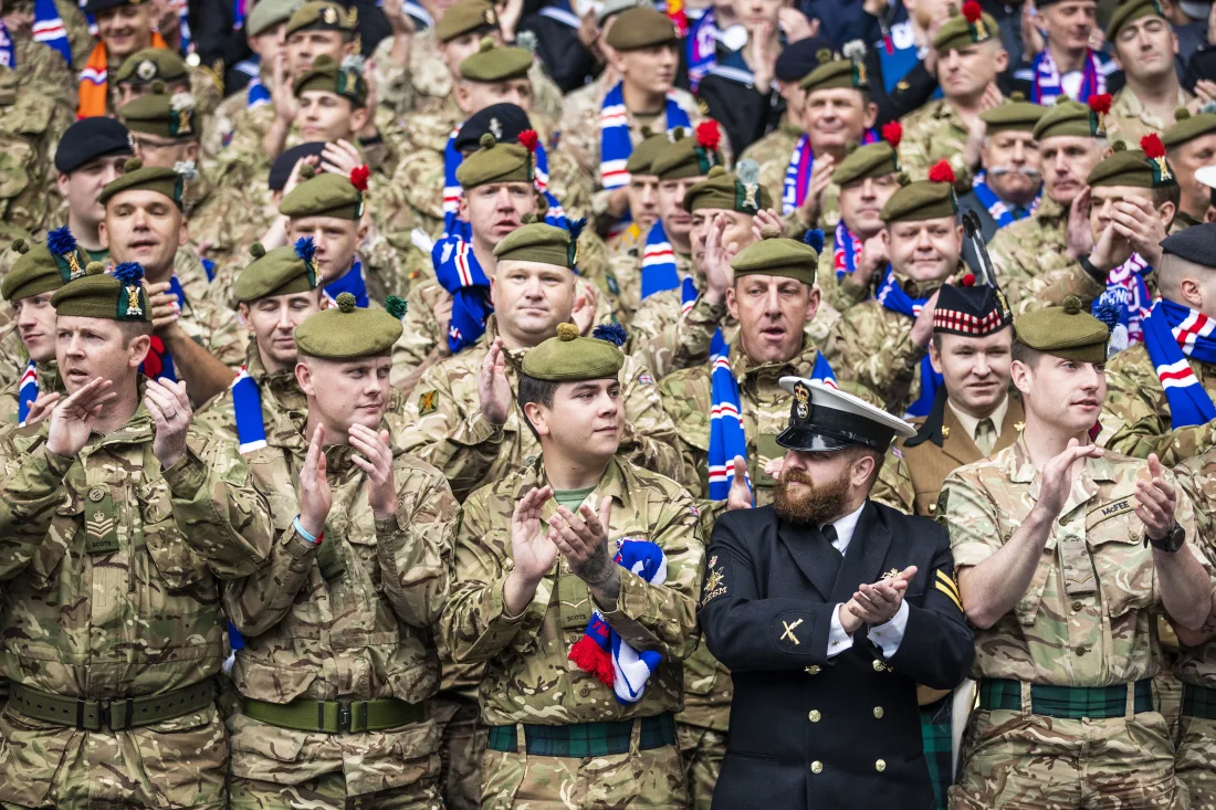 Rangers Host Armed Forces Day Event at Ibrox Stadium - Lowland Reserve  Forces & Cadets Association