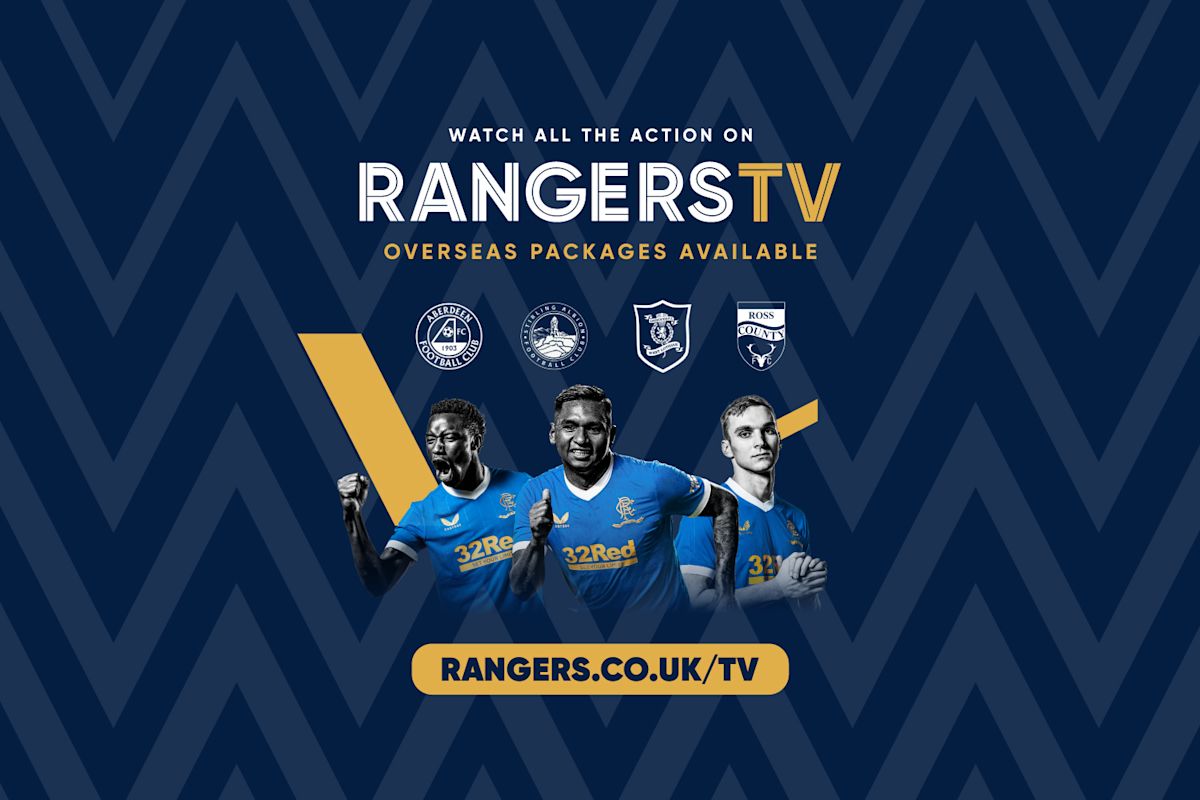 Watch All The Action On RangersTV | Rangers Football Club