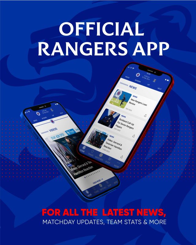 Rangers Launch All-New Official Team App