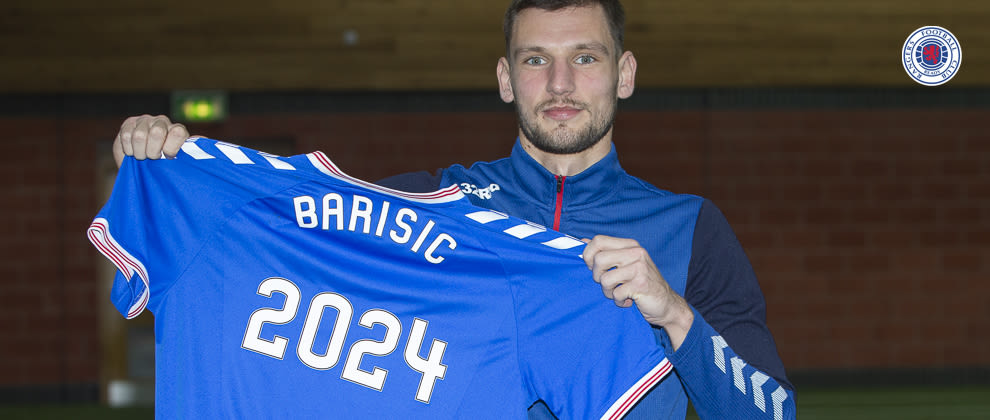 Borna Barisic Signs New Gers Contract | Rangers Football Club