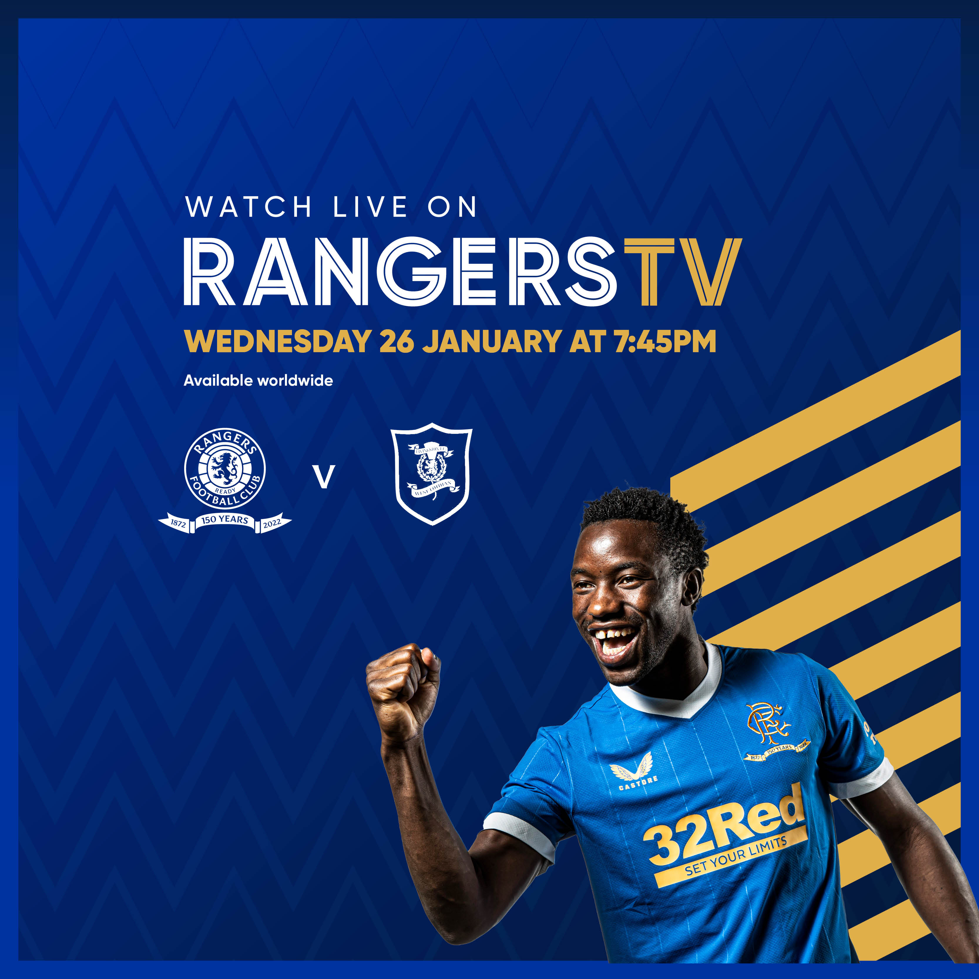 Watch Livingston Live On RangersTV Rangers Football Club