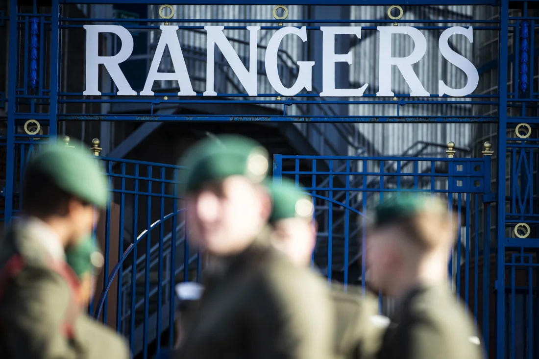 Rangers Host Armed Forces Day Event at Ibrox Stadium - Lowland Reserve  Forces & Cadets Association