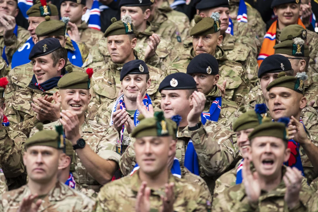 Rangers Host Armed Forces Day Event at Ibrox Stadium - Lowland Reserve  Forces & Cadets Association