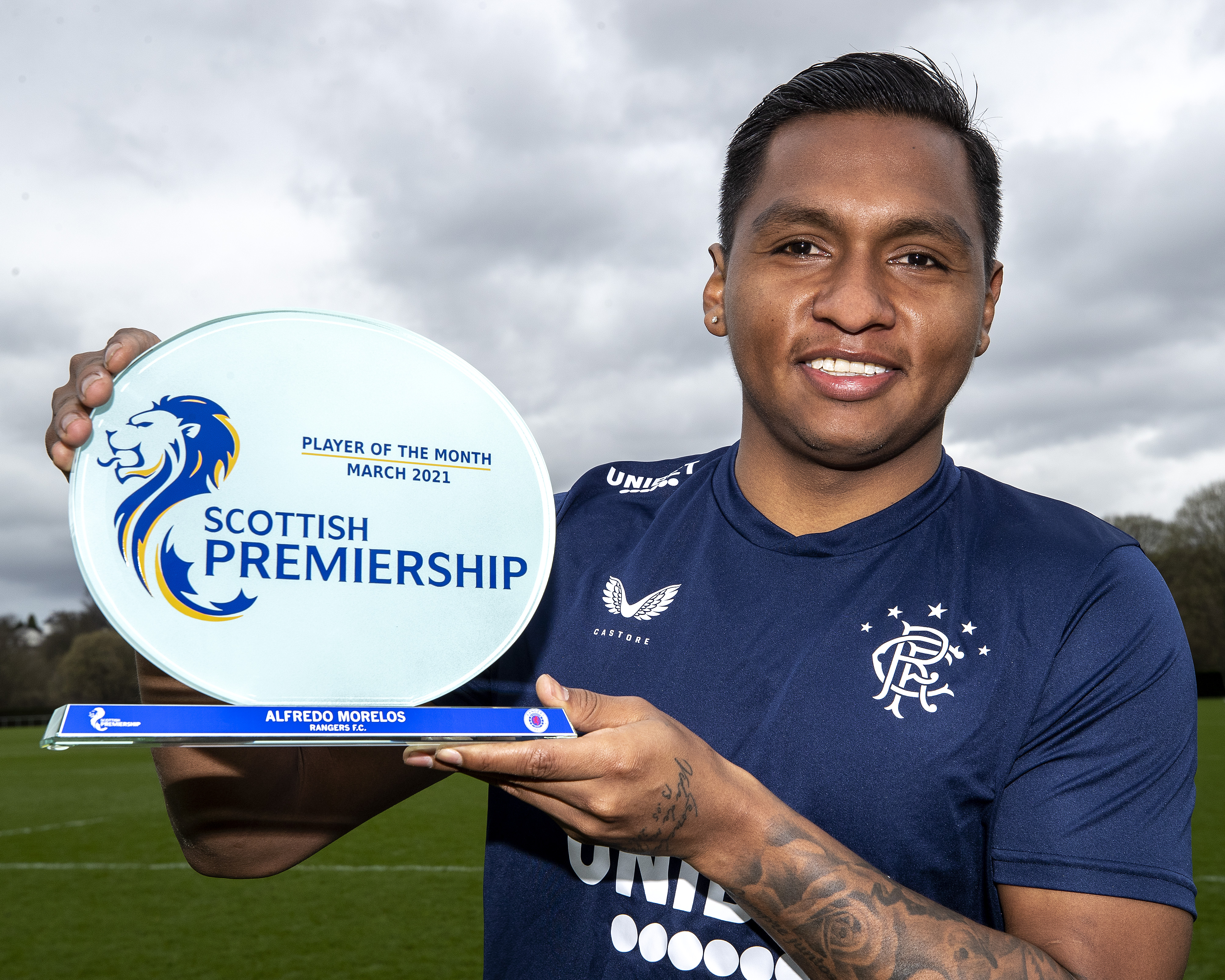 Alfredo Morelos Wins March Player Of The Month Rangers Football Club