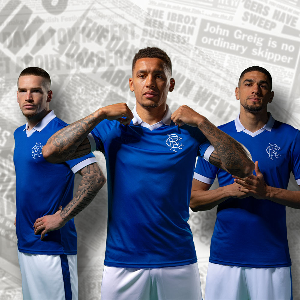 glasgow rangers football strip