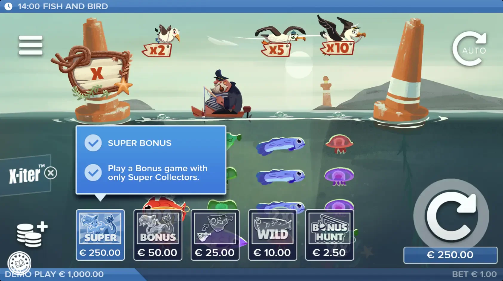 fish and bird buy bonus