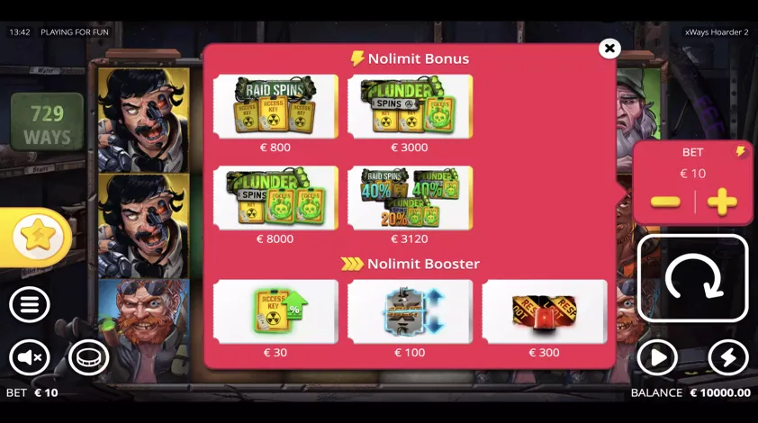 achat bonus xways hoarder 2 machine a sous gratuite