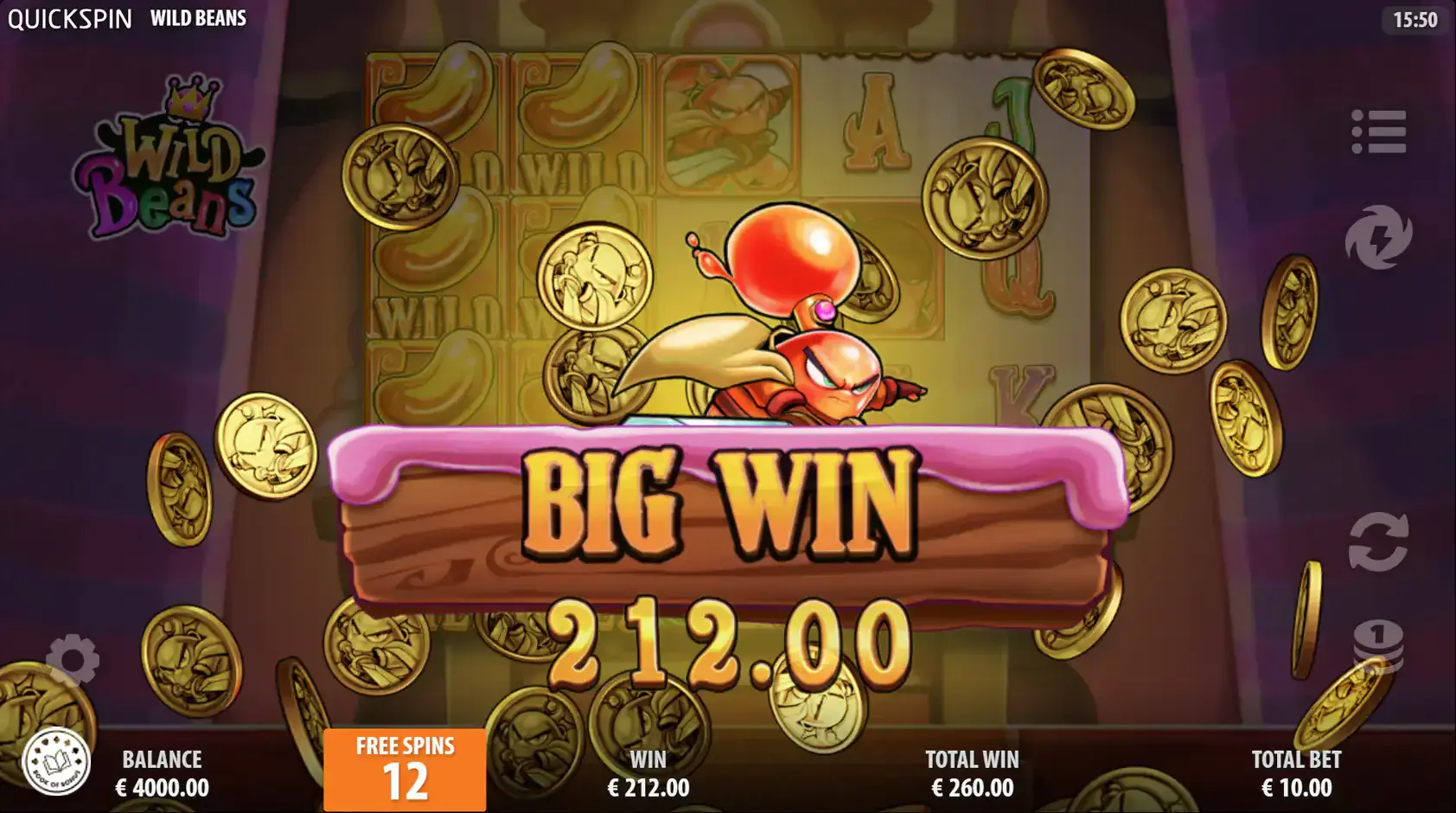 wild beans big win