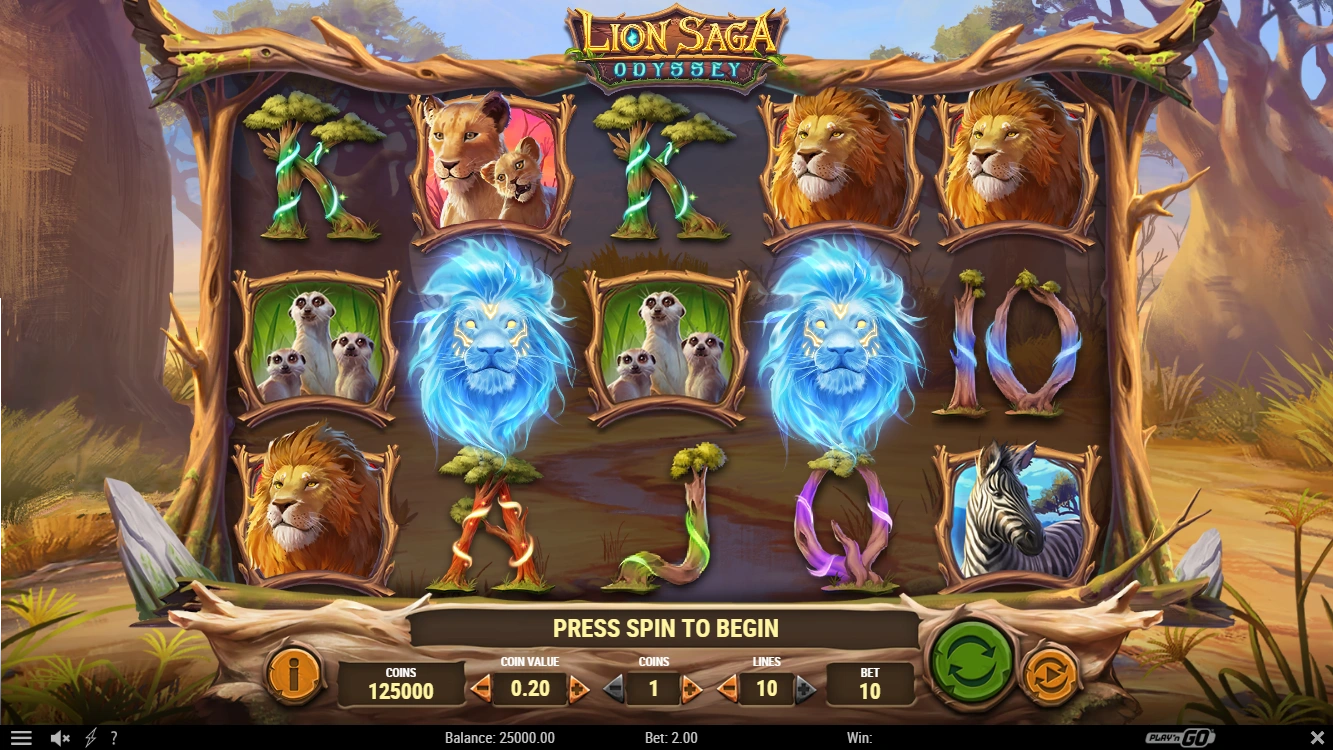 Lion Saga Odyssey slot