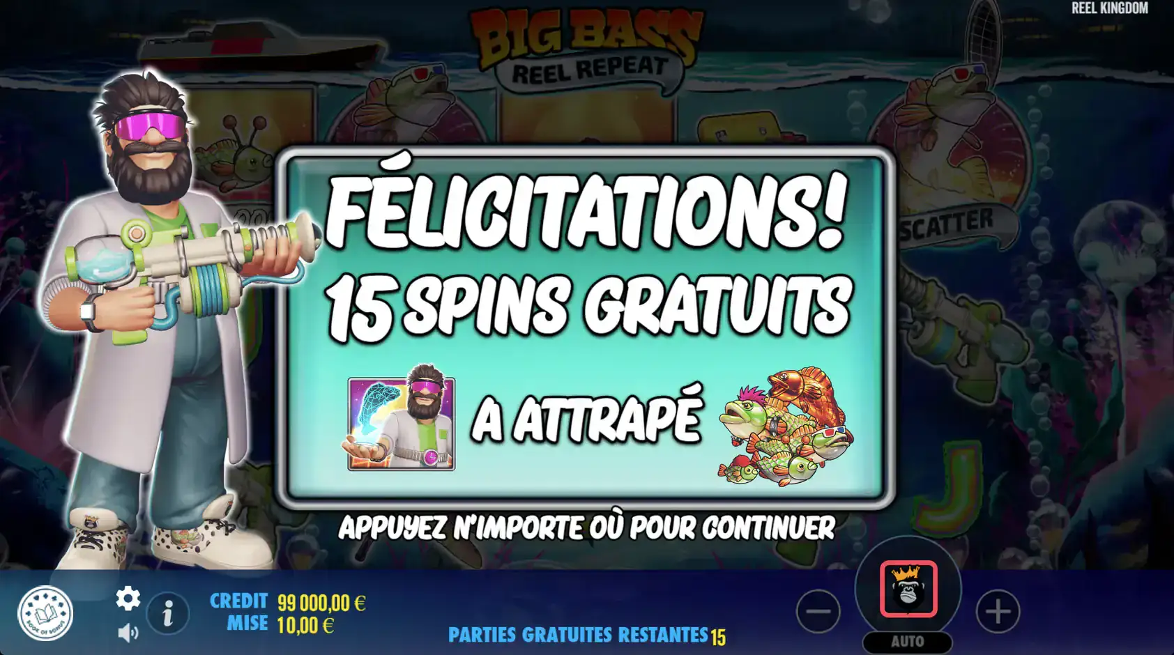 big bass reel repeat free spins