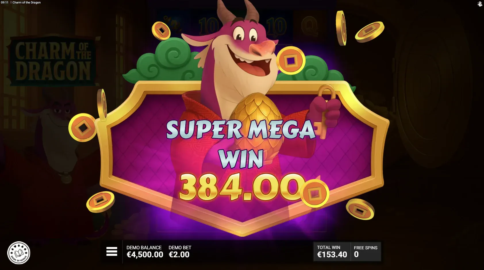 charm of the dragon big win