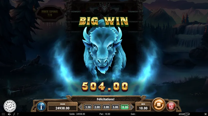buffalo of wealth big win