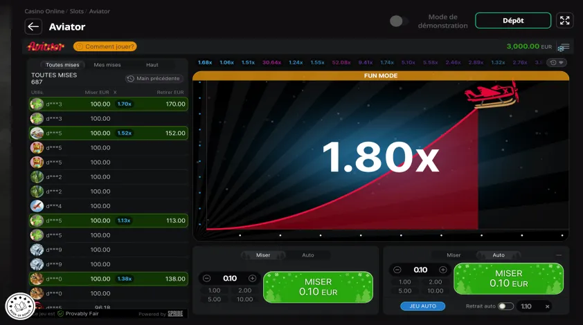 strategie aviator casino max win