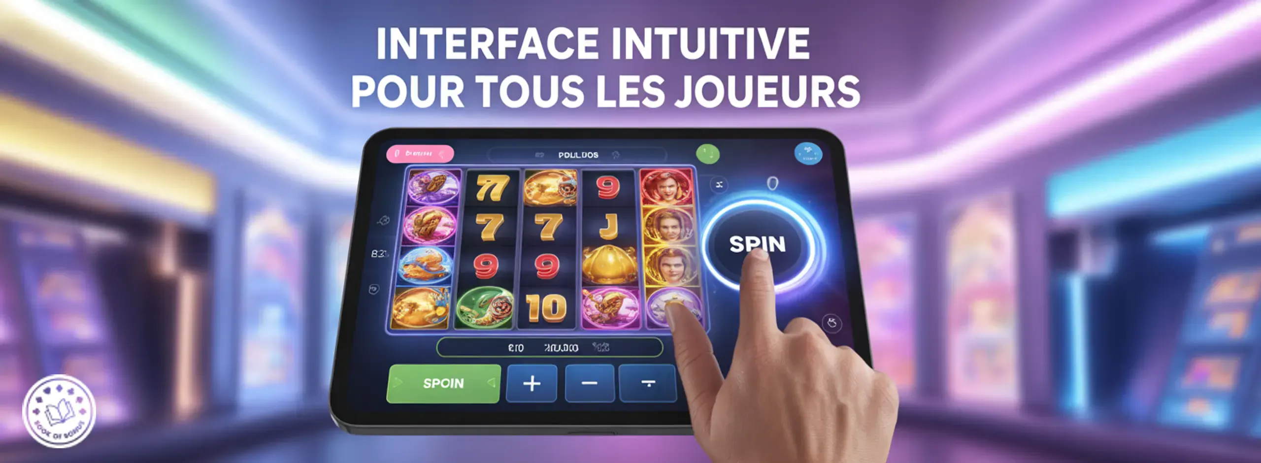 interface des machine à sous 5 rouleaux