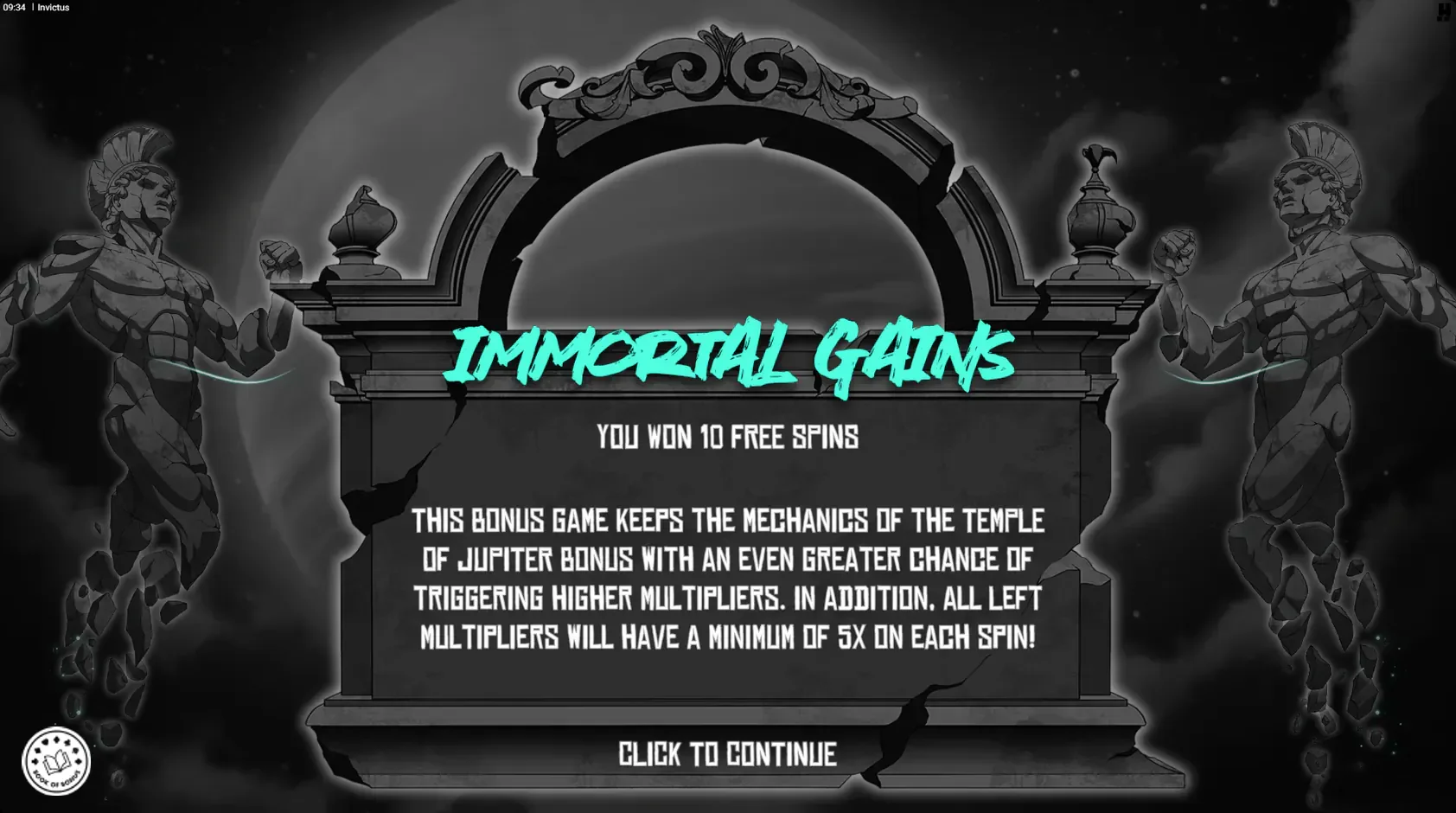 invictus free spins