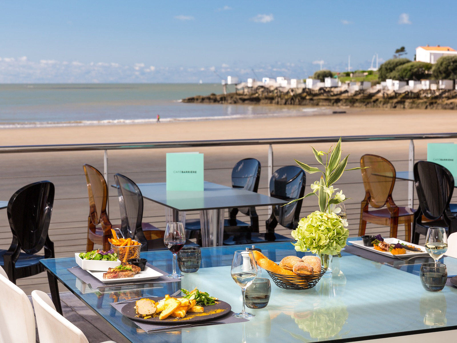 restaurant du casino de royan vue sur la mer