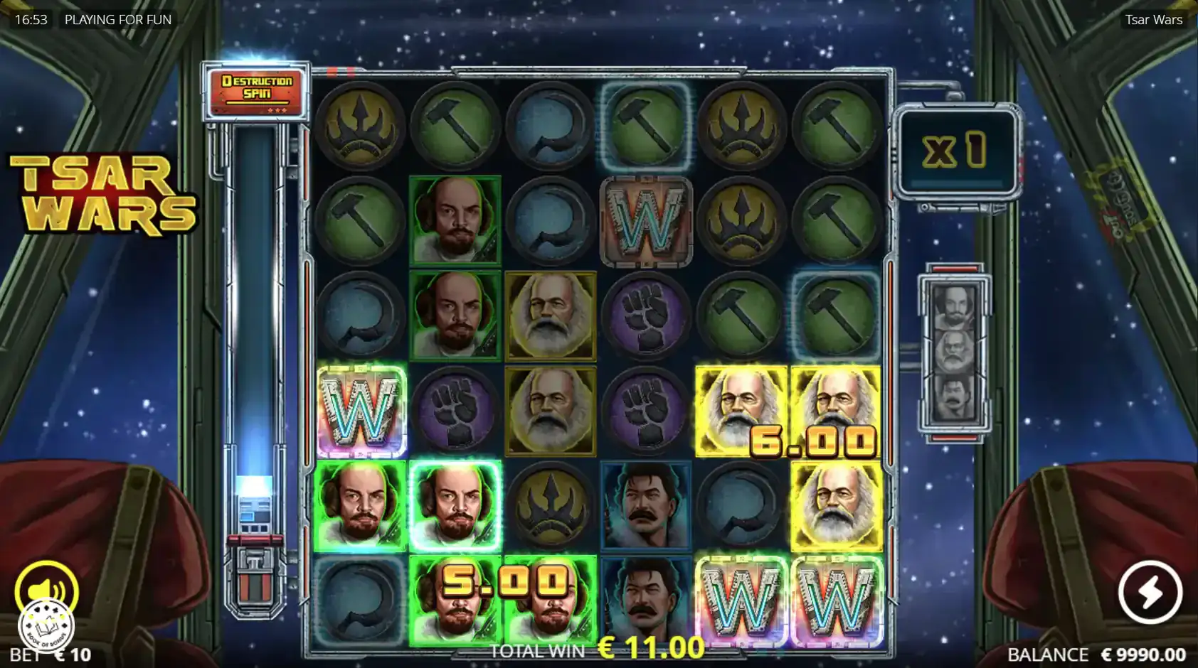 tsar wars machine a sous