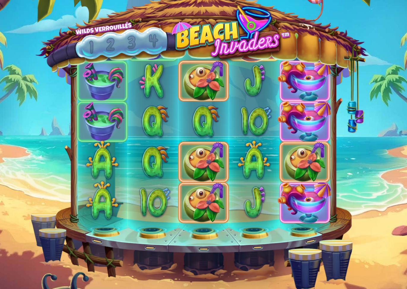 Beach Invaders slot