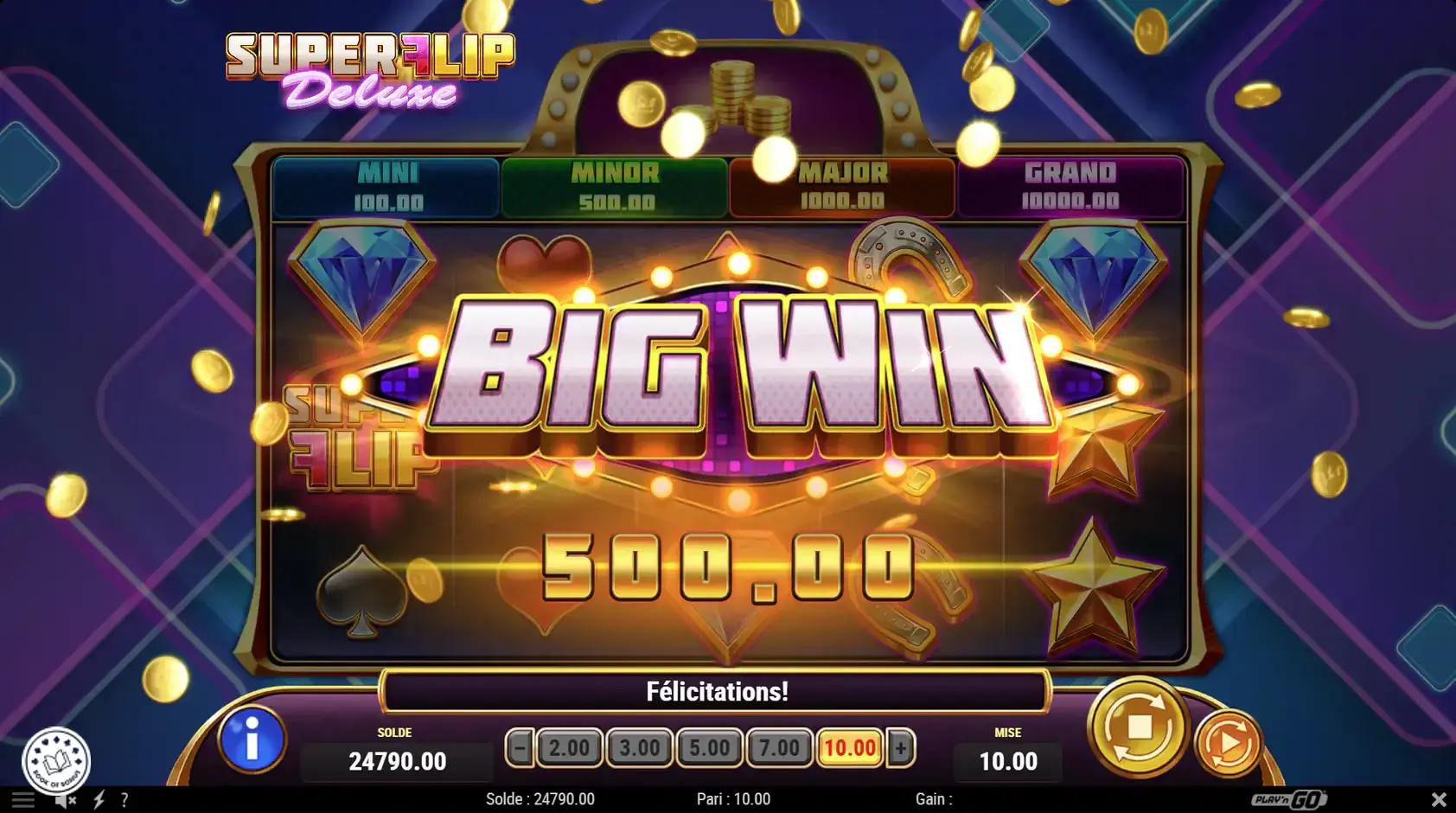 super flip deluxe big win