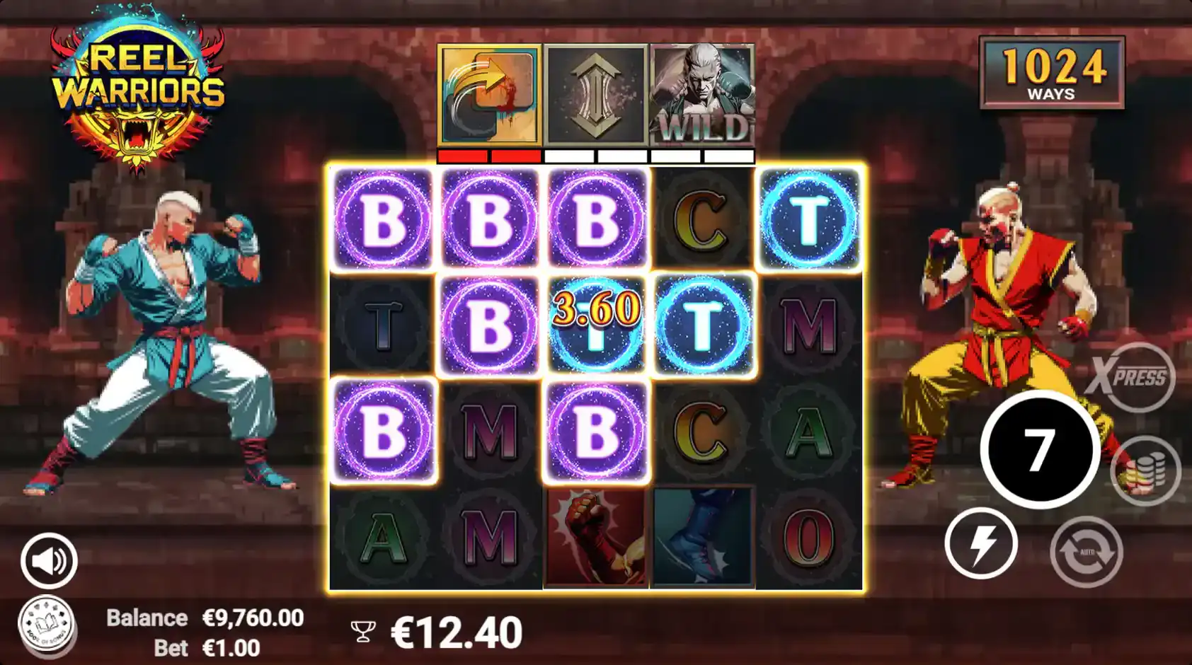 reel warriors machine a sous