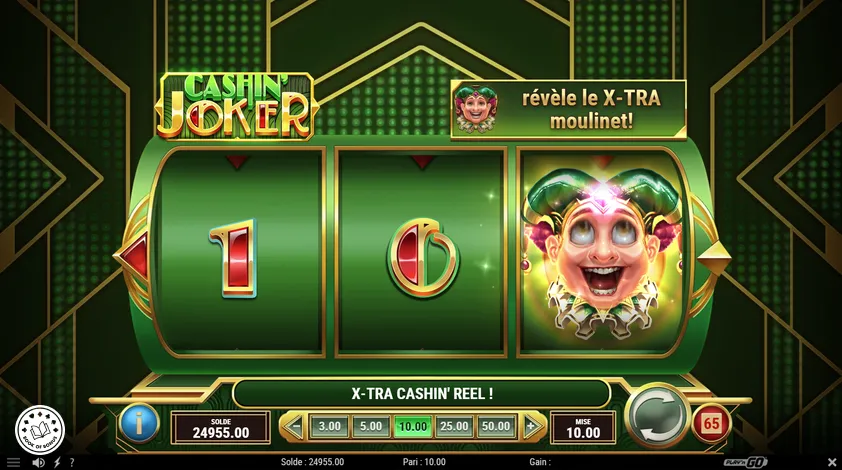 cashin joker free spins