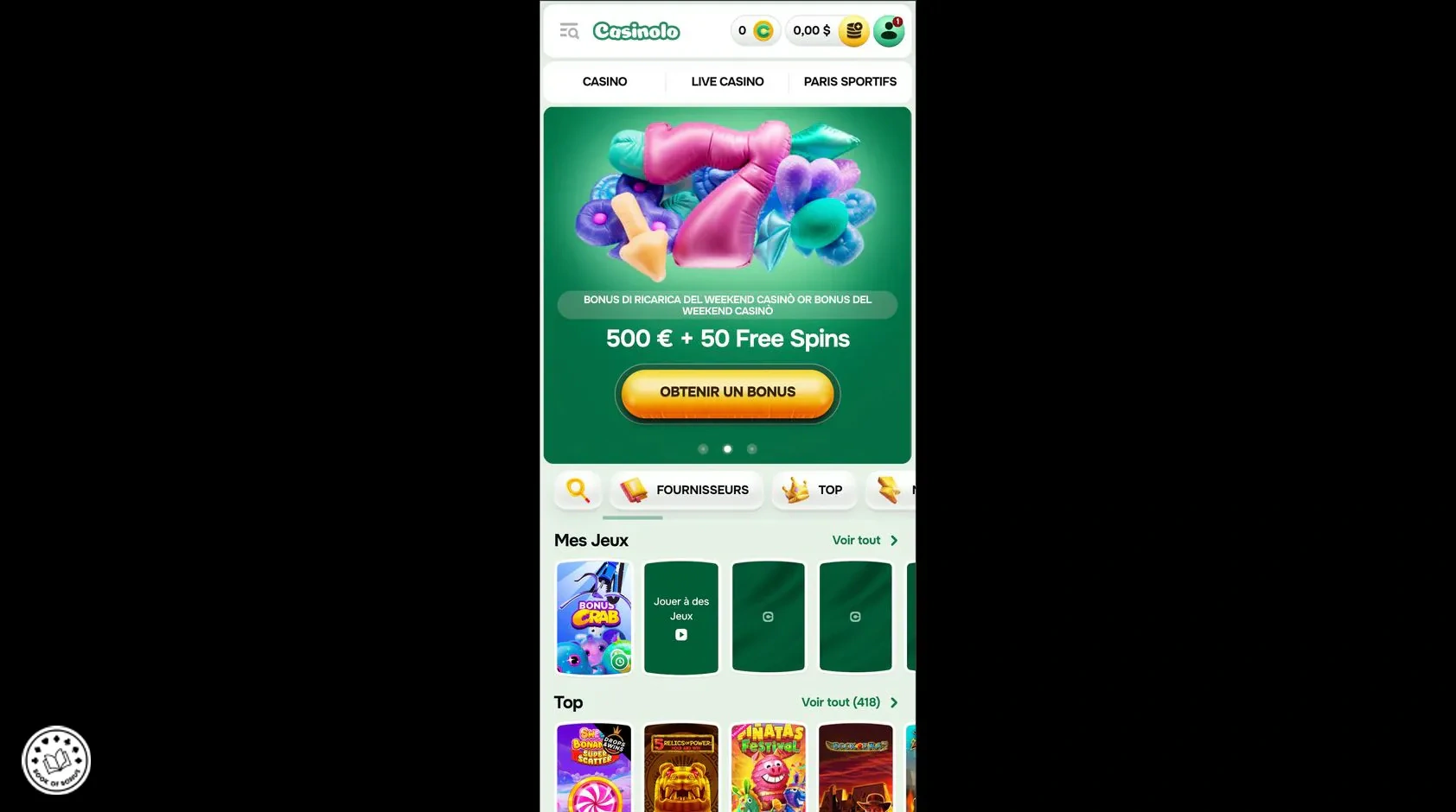 casinolo mobile