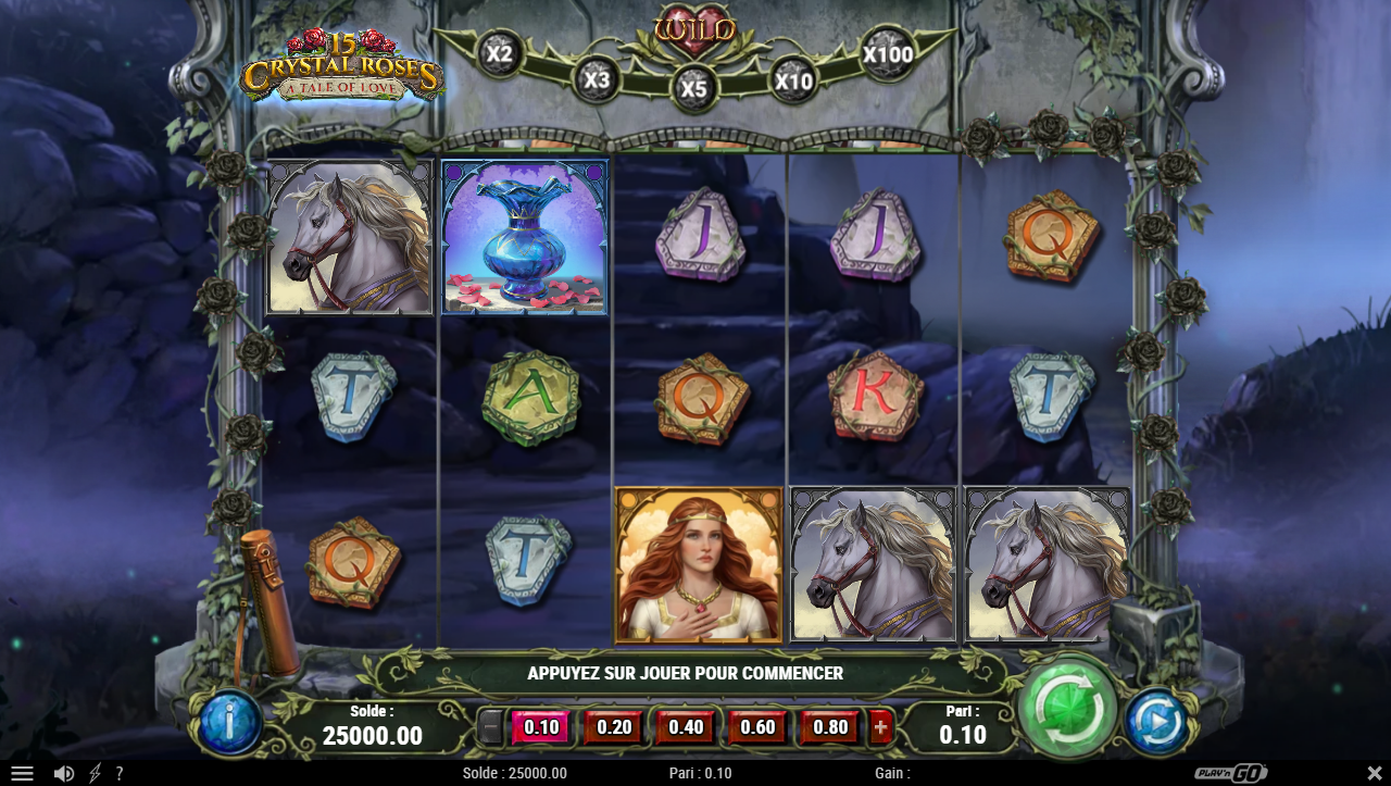 15 Crystal Roses A Tale of Love slot