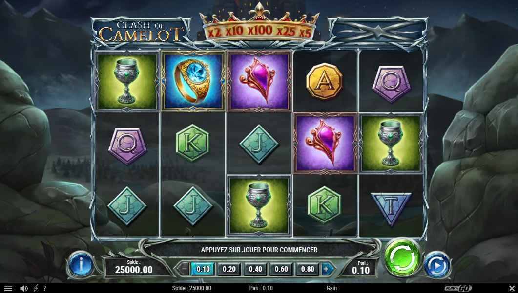 Clash of Camelot slot