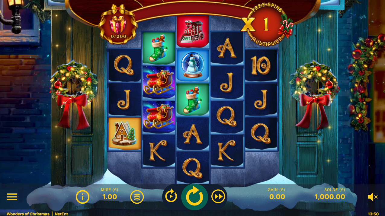 Wonders of Christmas slot