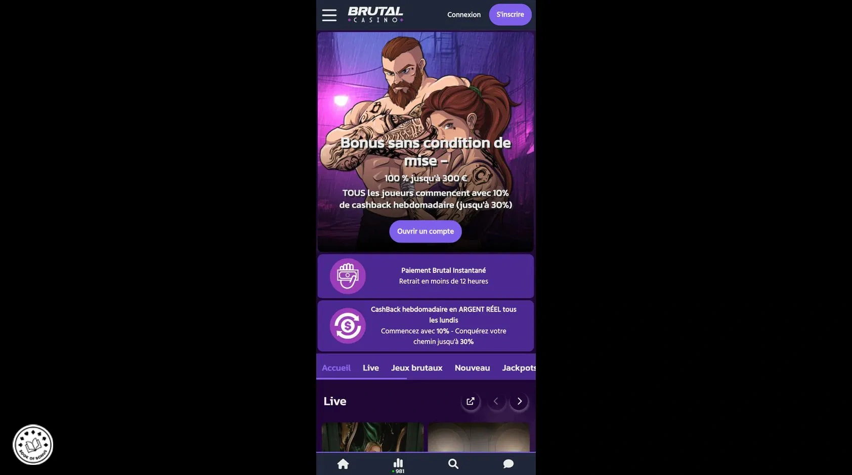 brutal casino version mobile