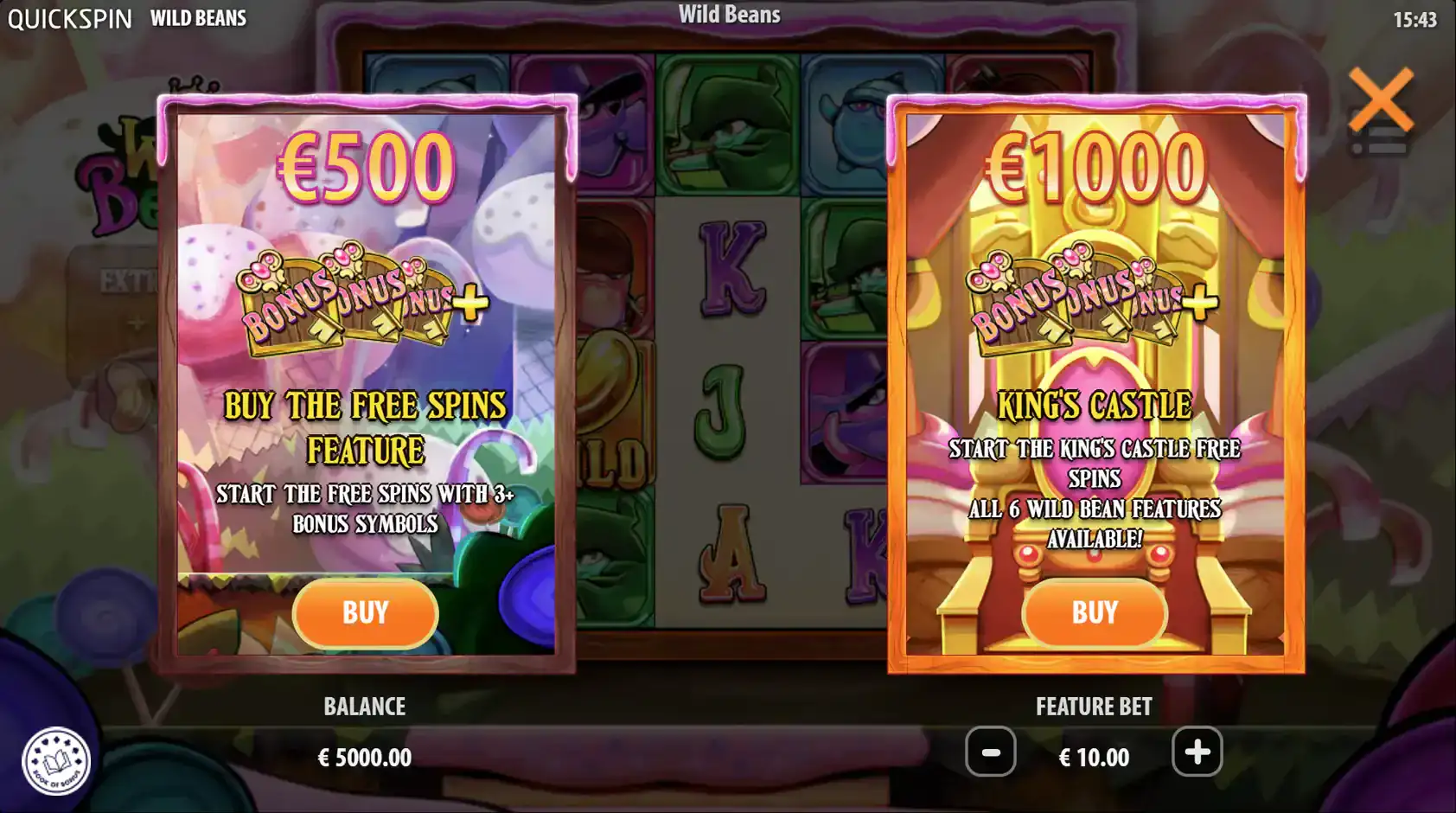 wild beans buy bonus
