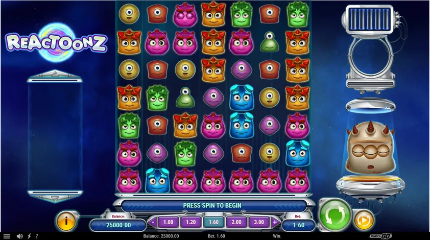 Reactoonz slot