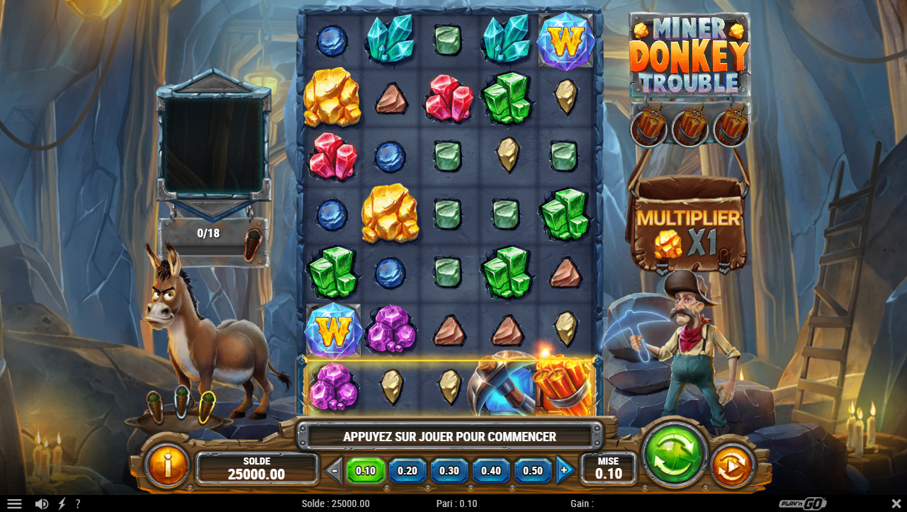 Miner Donkey Trouble slot