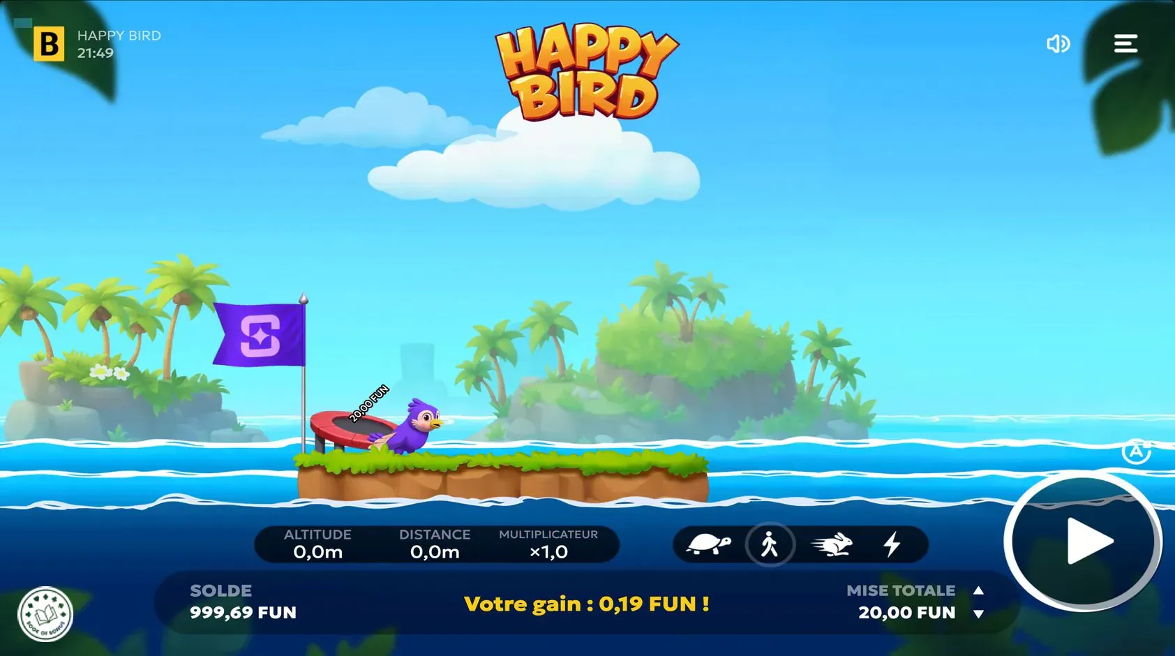 happy bird casino gameplay