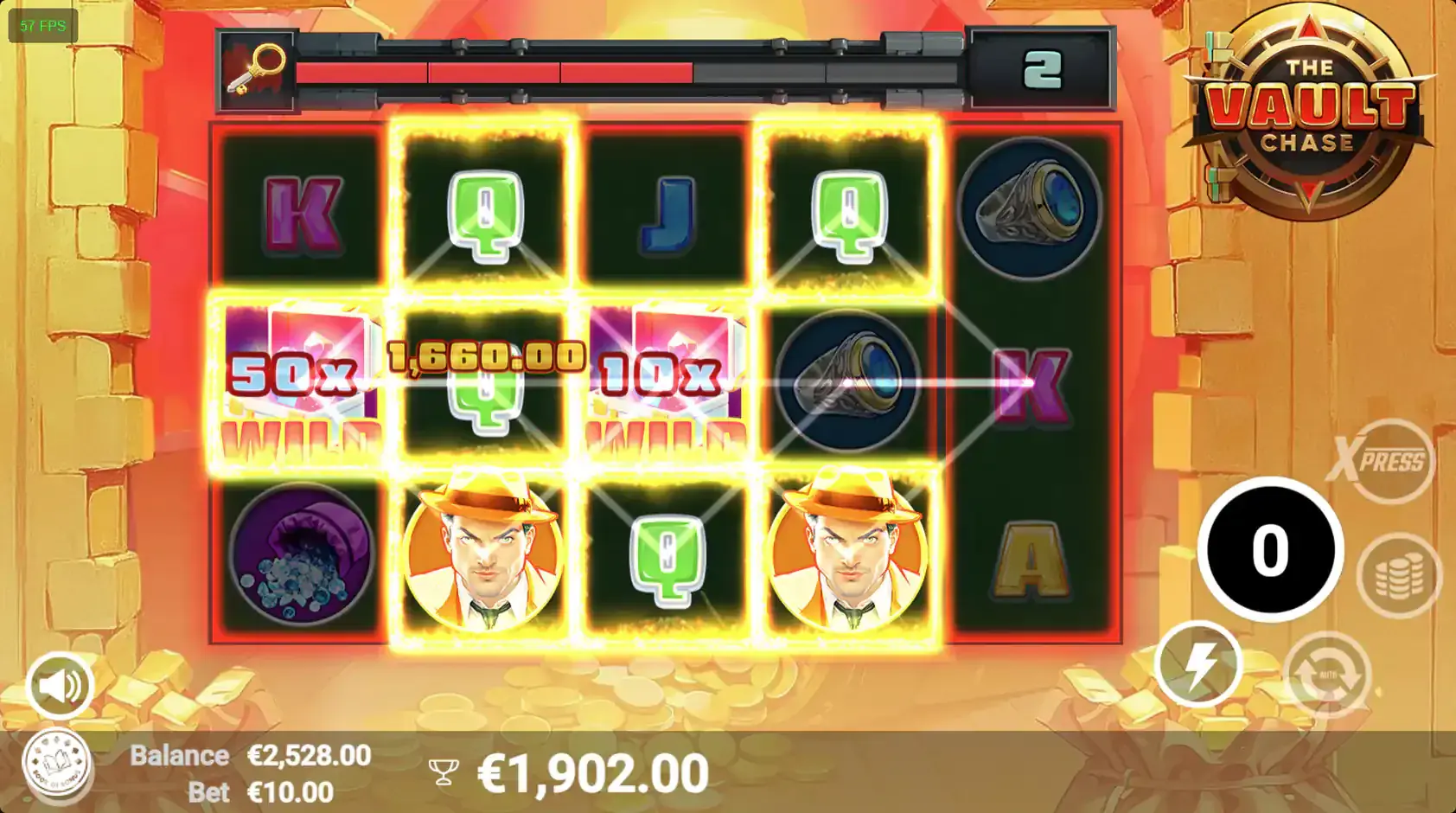 the vault chase big win
