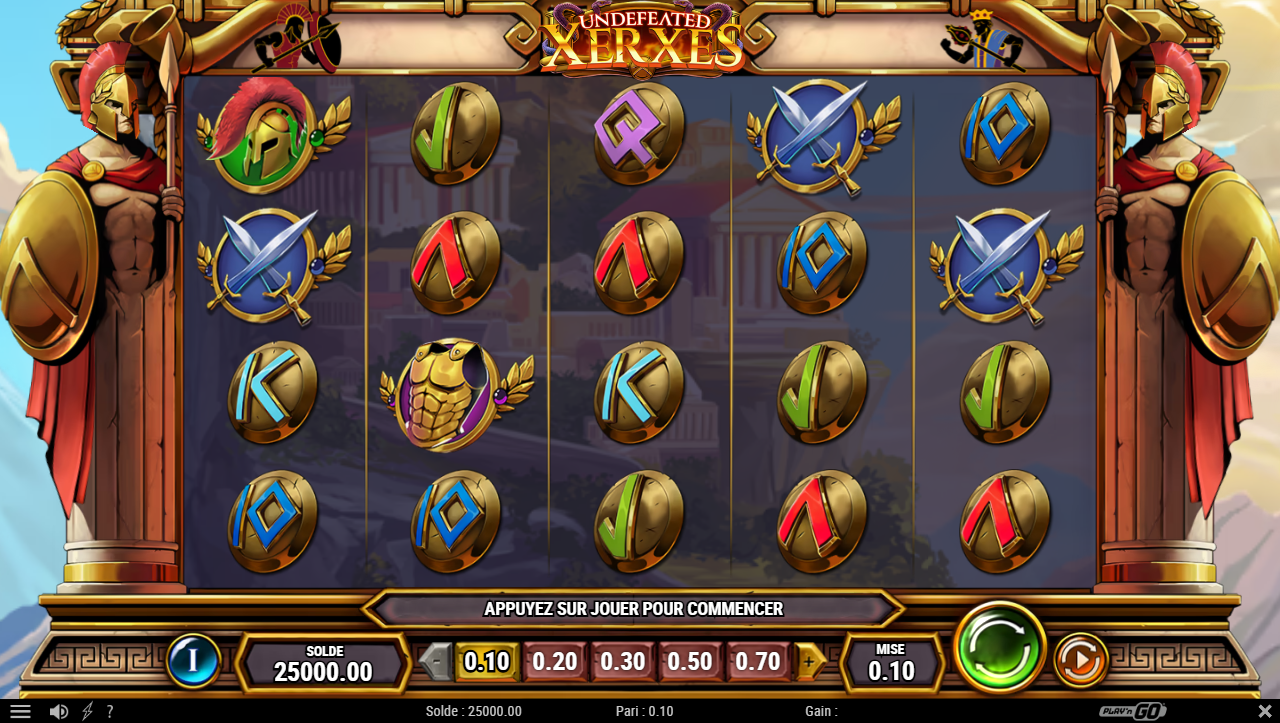 Undefeated Xerxes slot