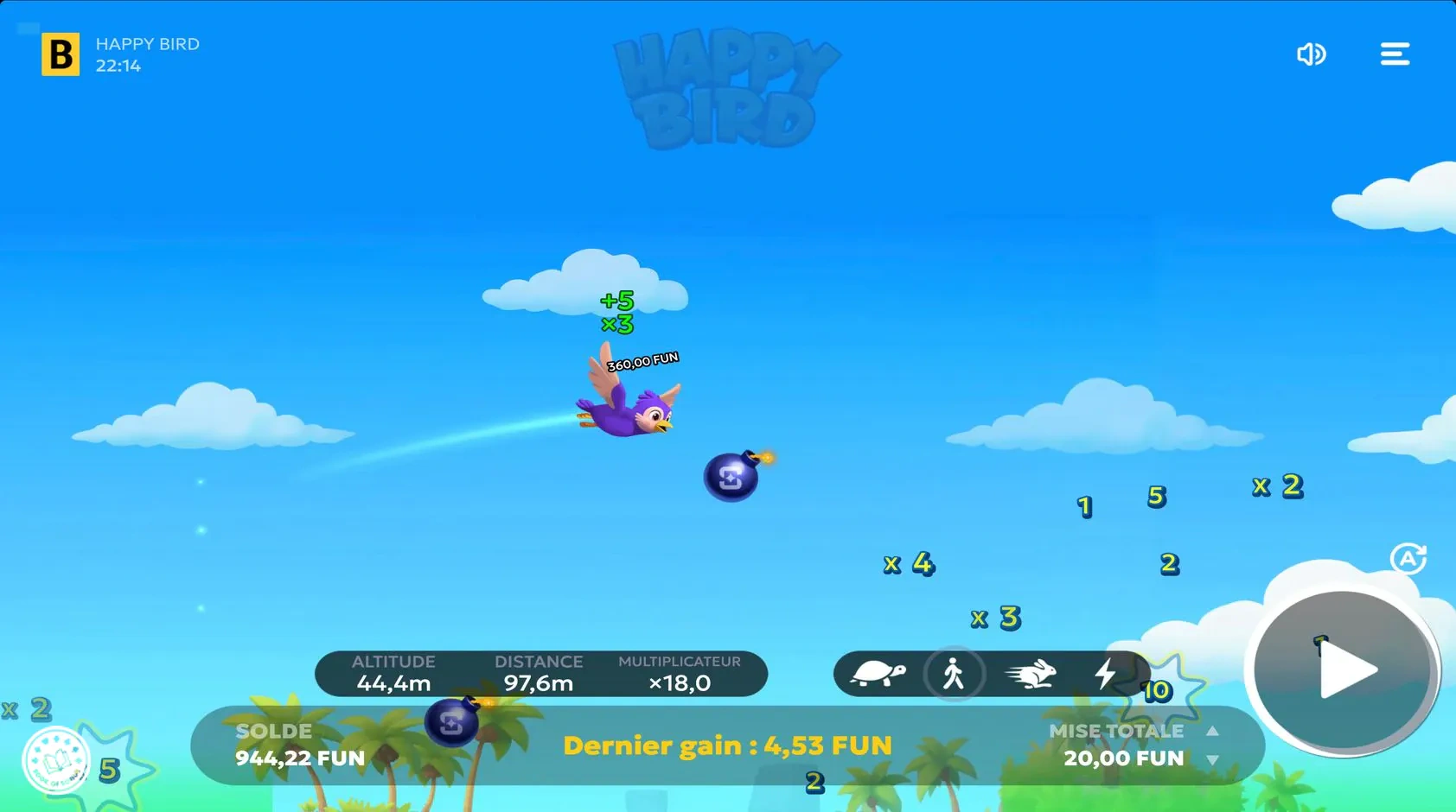 happy bird jeu