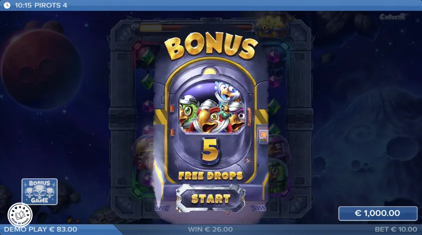 pirots 4 free spins