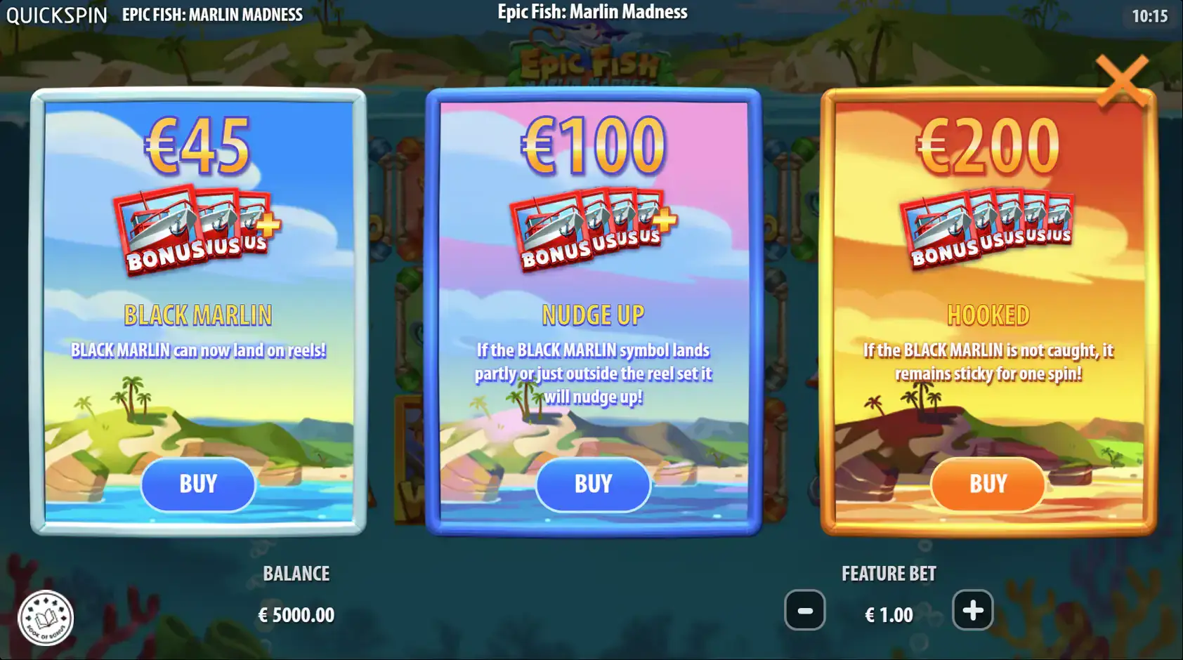 epic fish marlin madness buy bonus