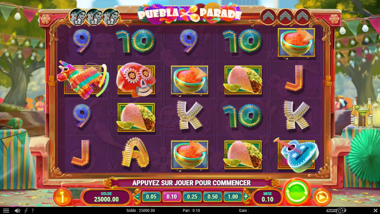 Puebla Parade slot