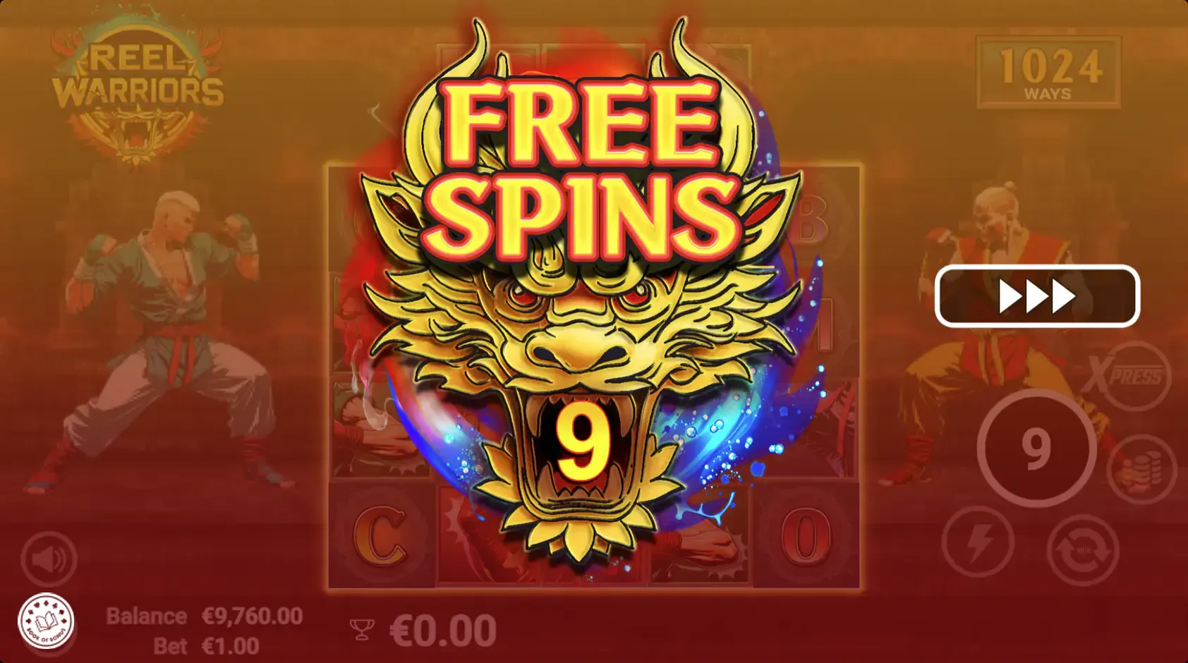 reel warriors free spins