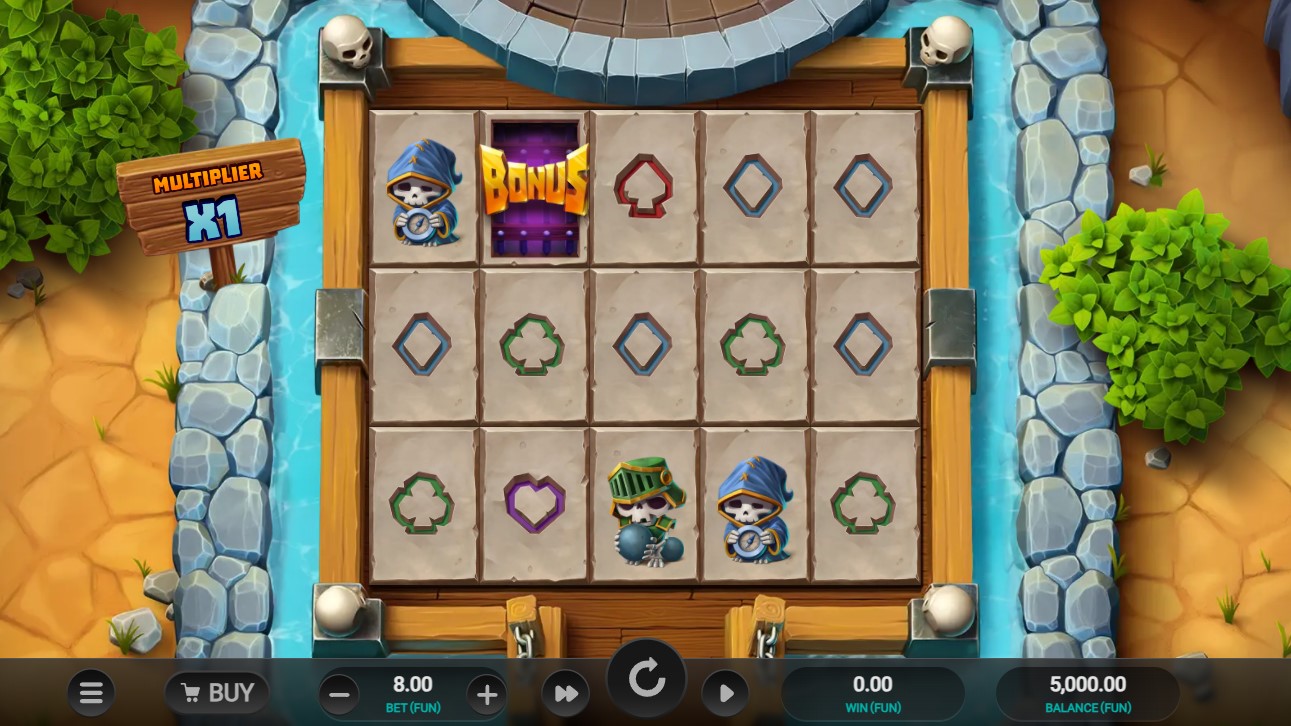 Bone riders slot gameplay