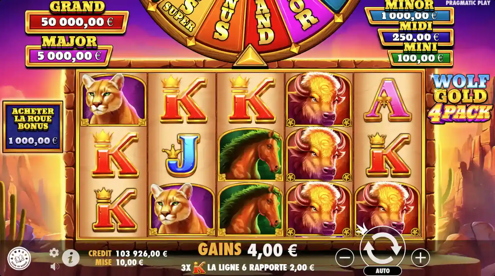 wolf gold 4 pack machine a sous