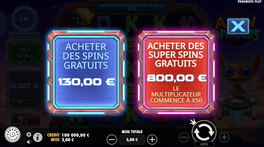 alien invaders buy bonus