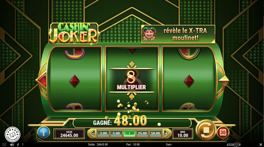 cashin joker machine a sous
