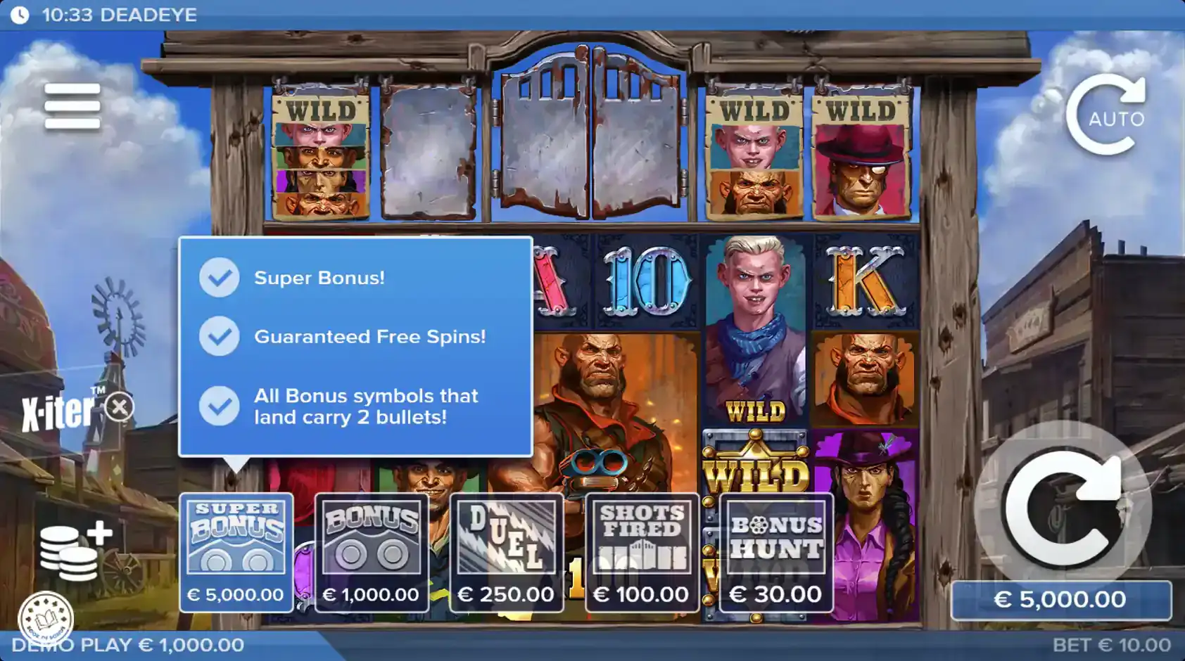 deadeye buy bonus