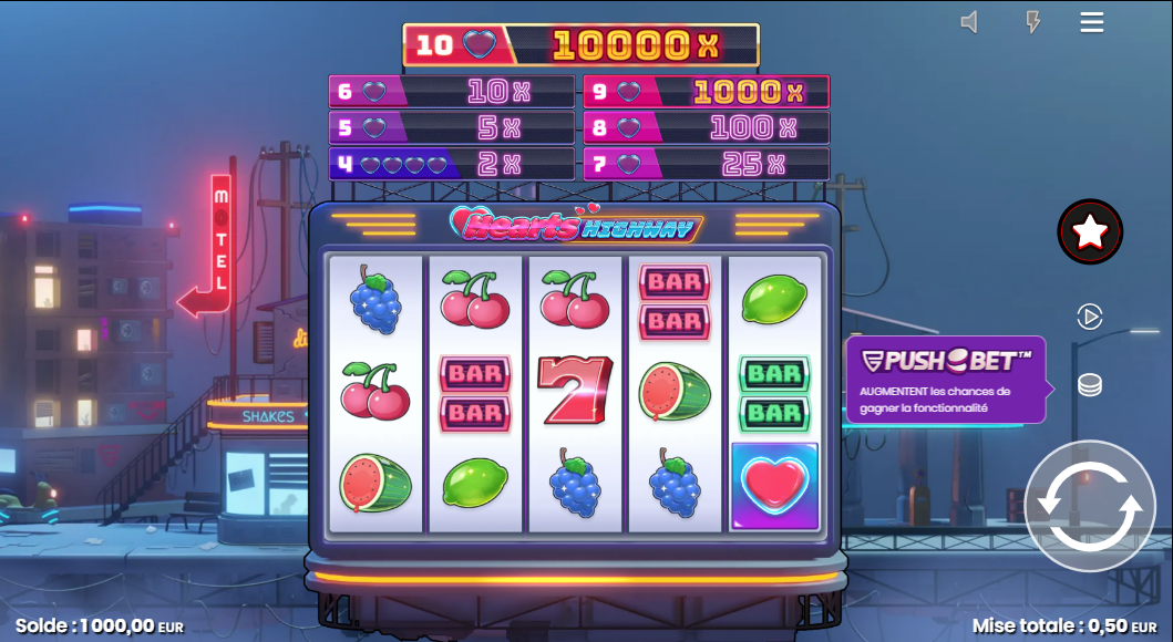 Hearts Highway slot